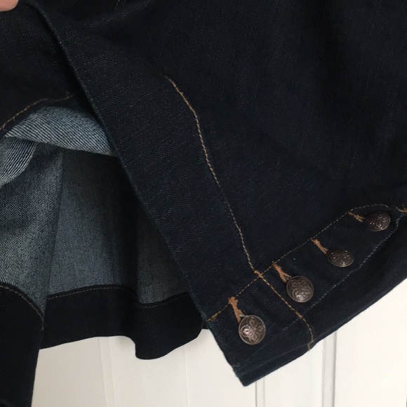 28w Lane Bryant Denim Pencil Skirt ✏️with Button Detail - Picture 15 of 17
